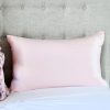 silk pillowcase pink