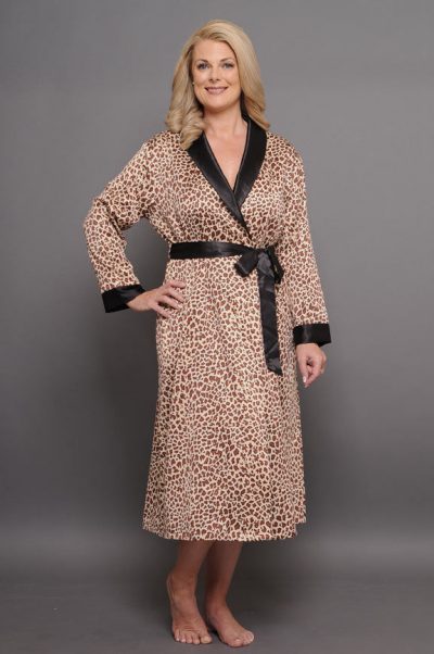 Rapture calf length robe front