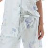 celeste short sleeve cotton pyjamas close up shorts