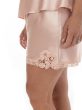 fleur satin cami shorts set close up